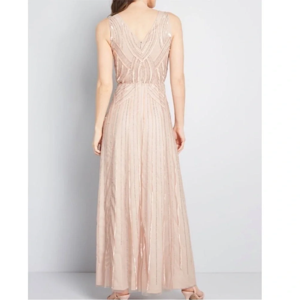 NWOT Pink maxi sequined dress - Picture 2 of 4